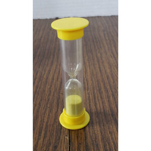 Plastic Small Yellow Hourglass Student Gift Decoration Hourglass Timer